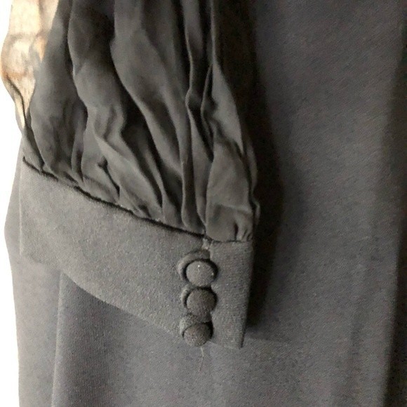 Vintage 1950’s Amazing Black Cocktail Wiggle Dress Pinup - Picture 5 of 14